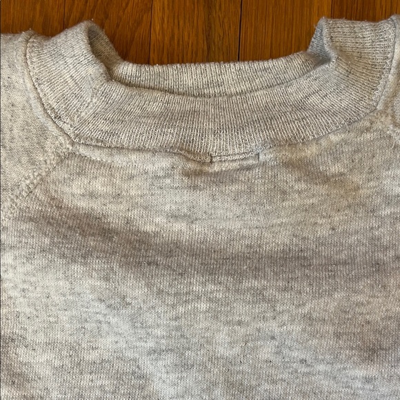 Re/Done Gray Pizza Sweatshirt - Picture 5 of 6